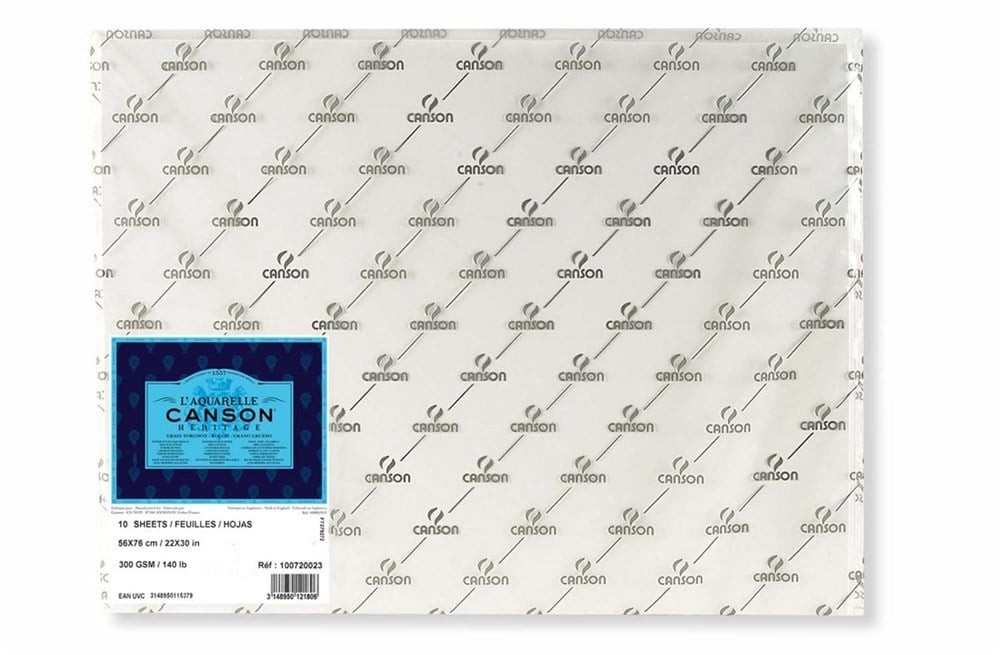 Canson Heritage Suluboya Kağıdı 300 Gr 56X76 cm Grenli