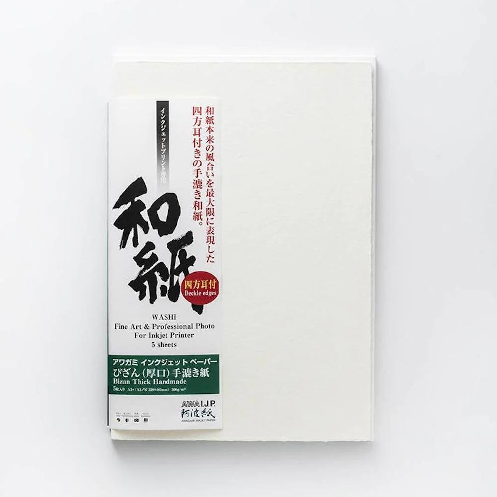Awagami Japon Dijital Baskı Kağıdı Bizan Natural Thick A3+ IJ-3237