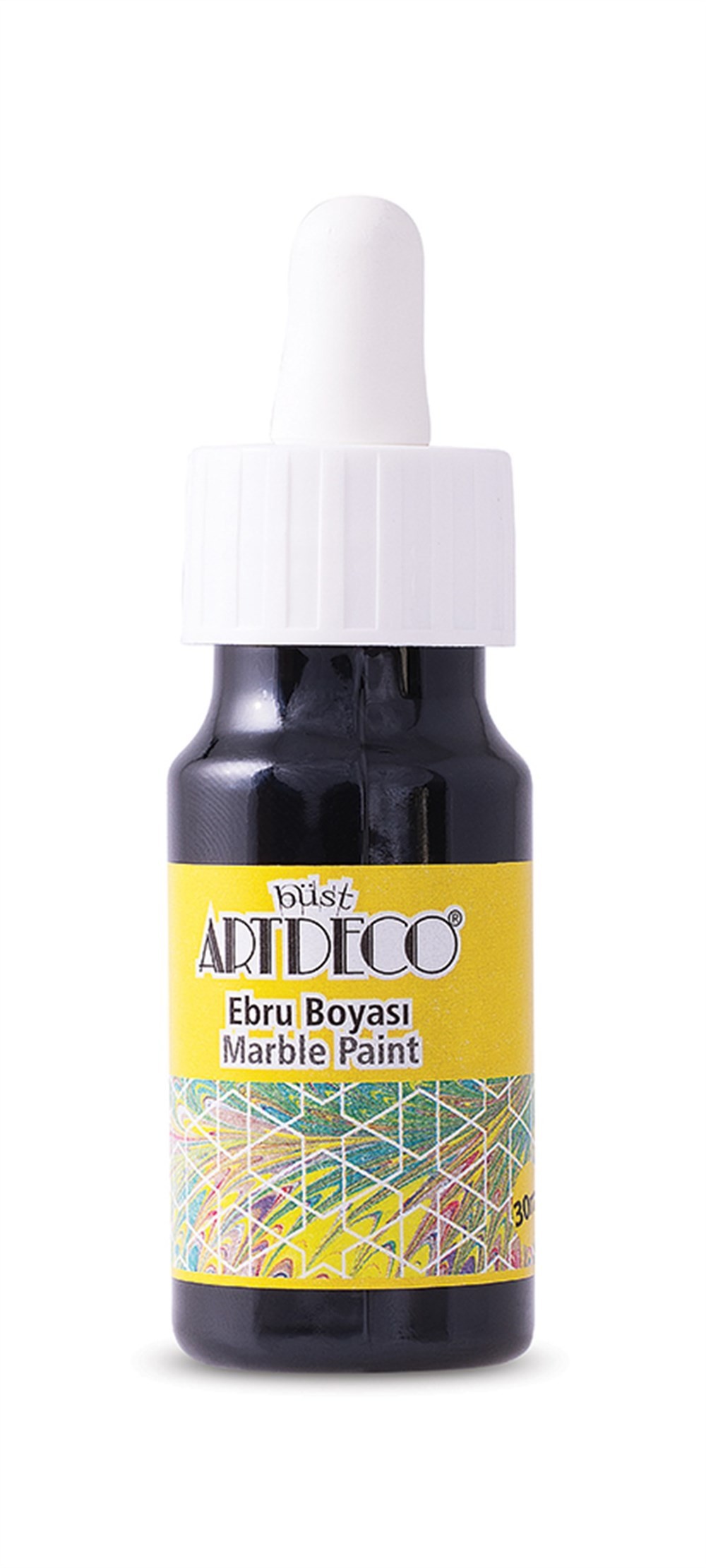 Artdeco 16B-18 Ebru Boyası 30 ml Siyah