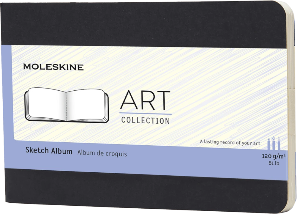 Moleskine Art Collection Sketch Albüm 9x14 72 Sayfa 120 gr Black