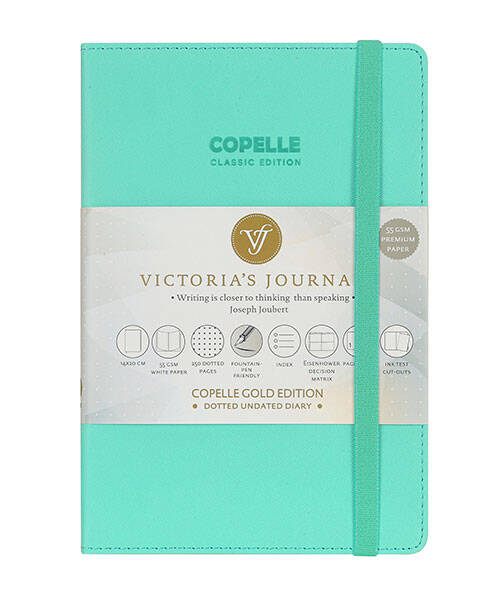 Victorias Journals Copelle Gold Bujo Noktalı Defter 14x21 cm 55 gr 152 Yaprak Mint