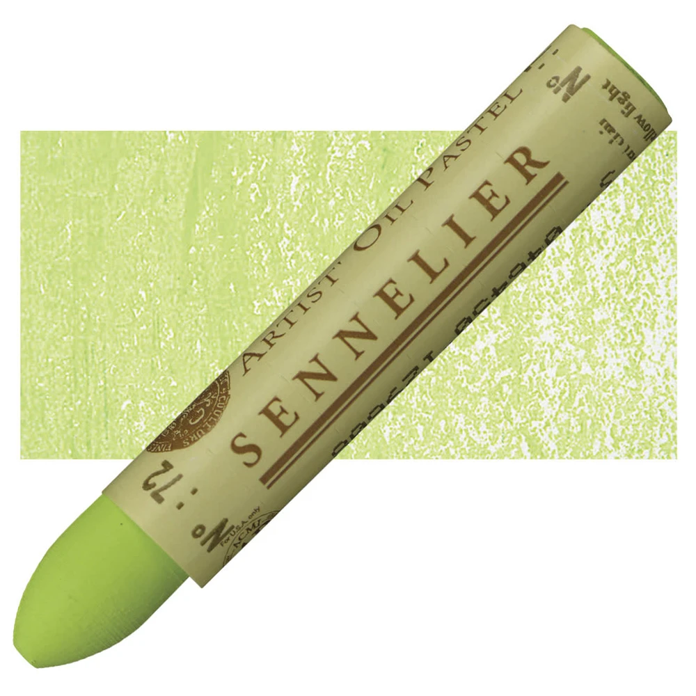 Sennelier Oil Pastel Green Yellow Light No:072
