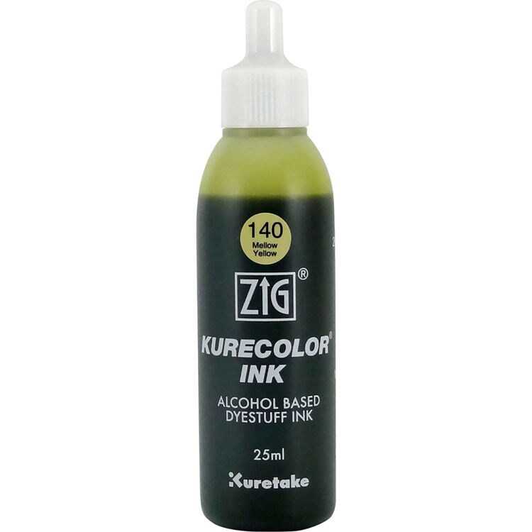 Zig Kurecolor Mürekkep 25 ml 140 Mellow Yellow