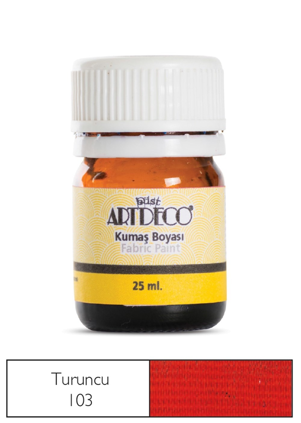 Artdeco Kumaş Boyası 25 ml 103 Orange / Turuncu