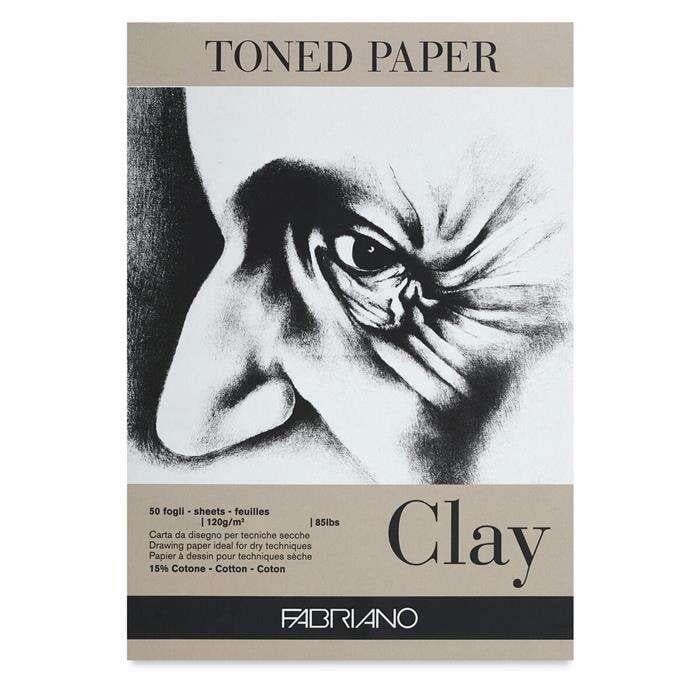 Fabriano Toned Paper Clay Kil Rengi Eskiz Blok A4 120 g 50 Yaprak