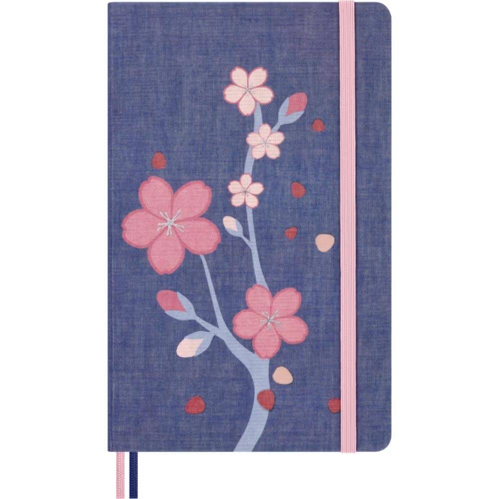 Moleskine Sakura Sert Kapak Çizgisiz Defter 13x21 176 Sayfa