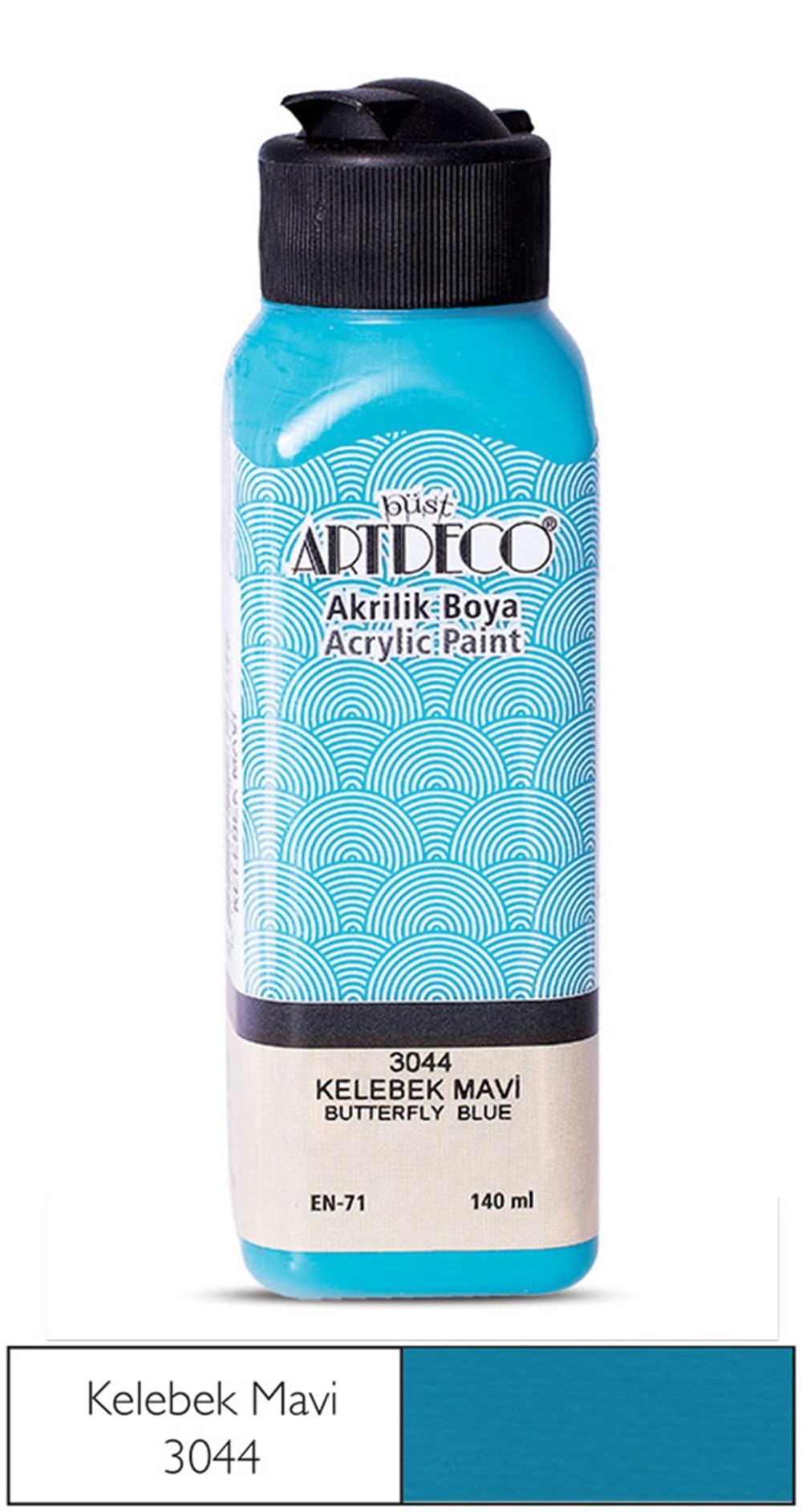 Artdeco Akrilik Boya 140 ml 3044 Kelebek Mavi