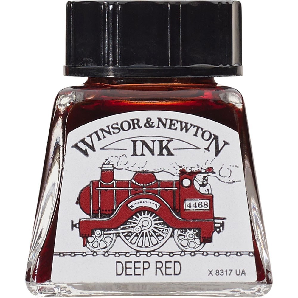 Winsor & Newton Çizim Mürekkebi 14ml Deep Red