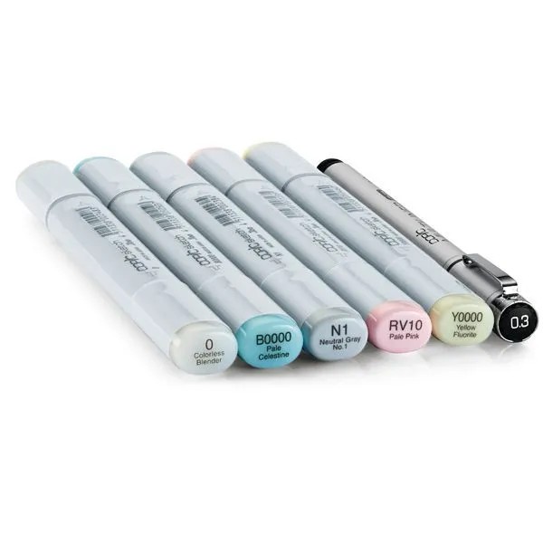 Copic Sketch Blending Basics Set 6’lı