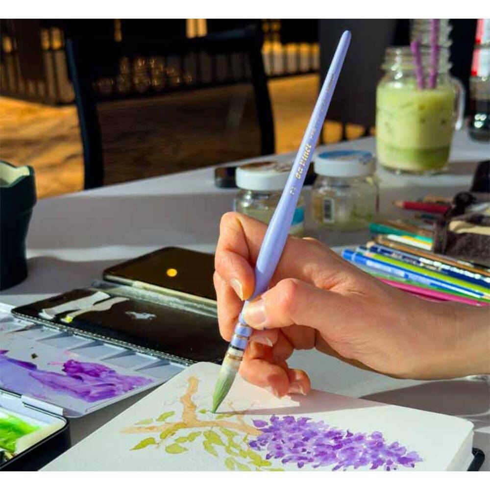 Da Vinci Özel Seri Pretty Lili Ekstra Yumuşak Suluboya Fırçası No:2