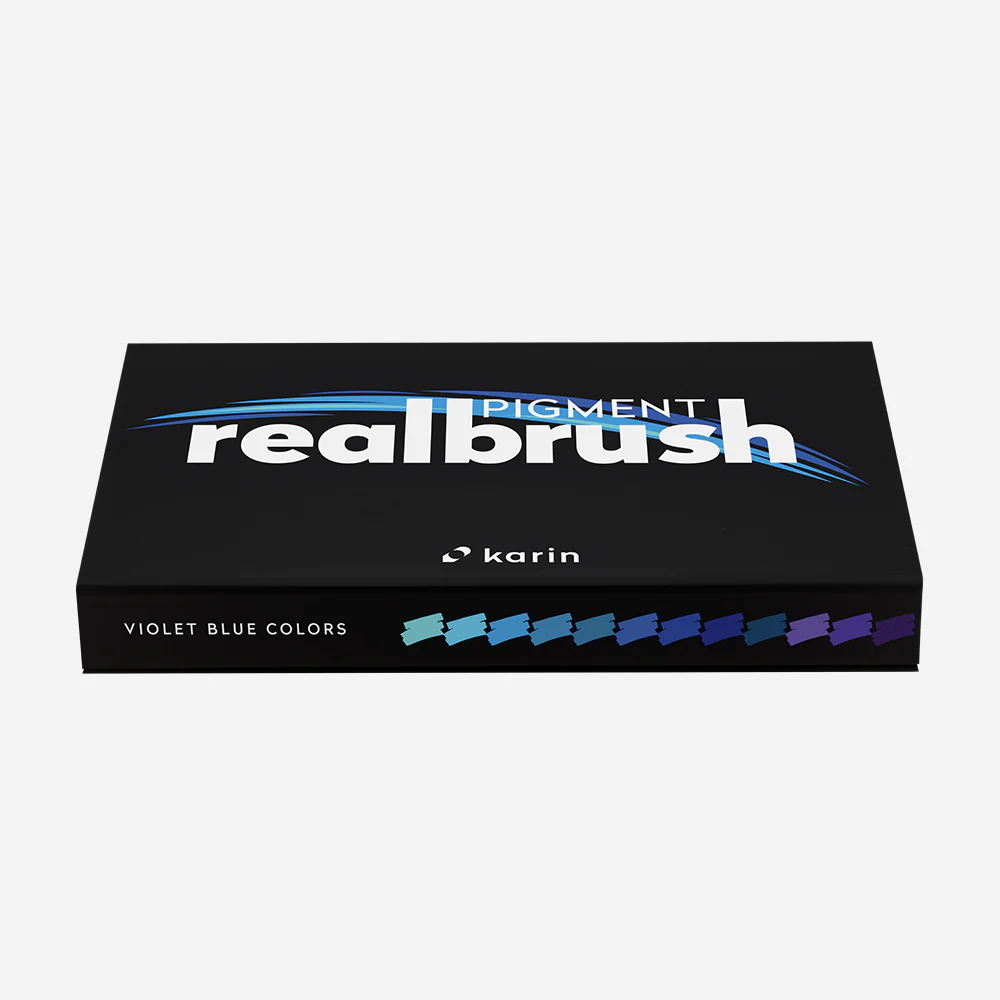 Realbrush Pigment Set 12 Violet-Blue Colors