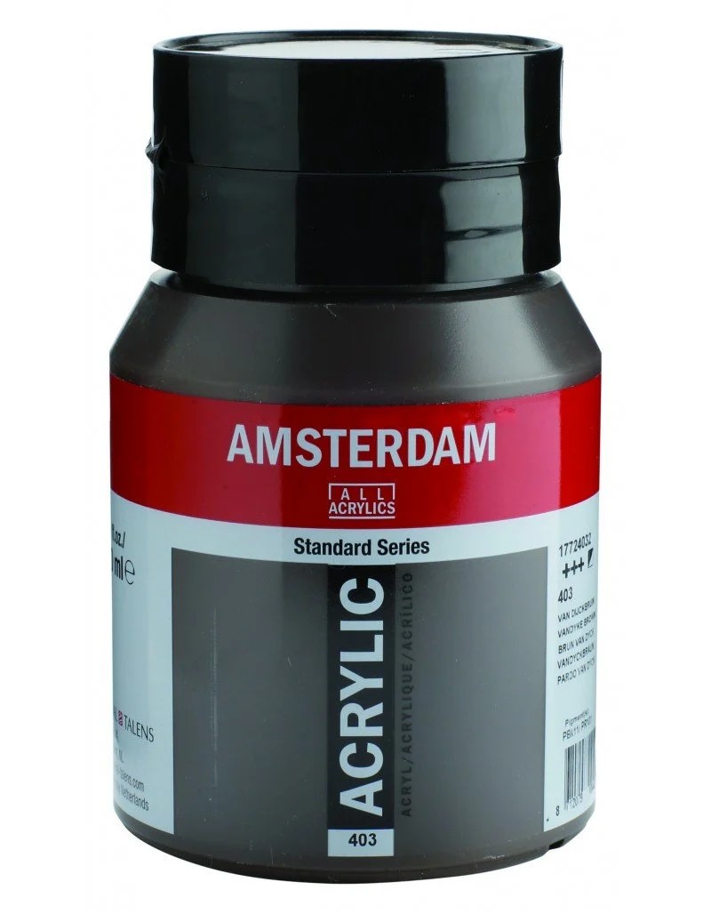 Talens Amsterdam Standard Akrilik Boya 500 ml 403 Vandyke Brown