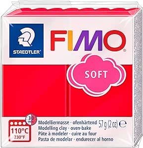 Fimo Soft Polimer Kil Kızıl 57 gr