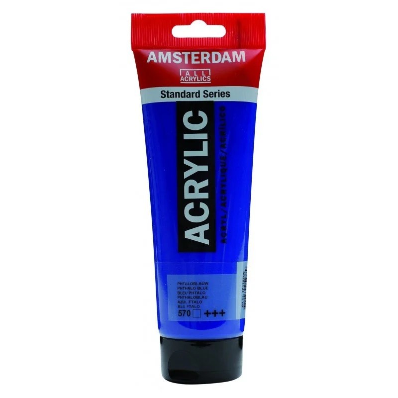 Talens Amsterdam Standard Akrilik Boya 120 ml 570 Phthalo Blue