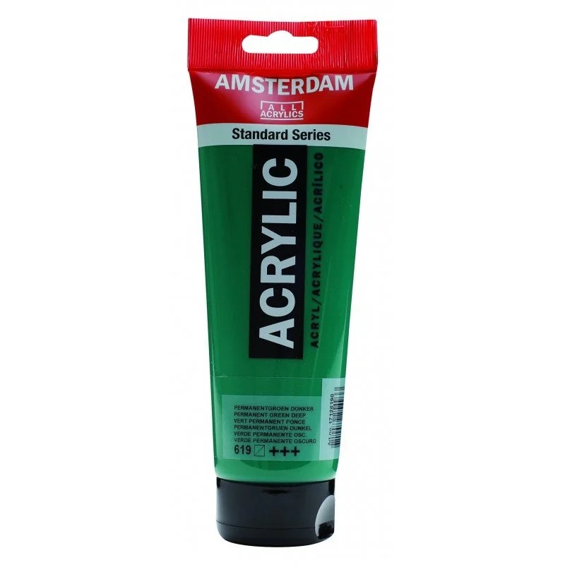 Talens Amsterdam Standard Akrilik Boya 120 ml 619 Permanent Green Deep