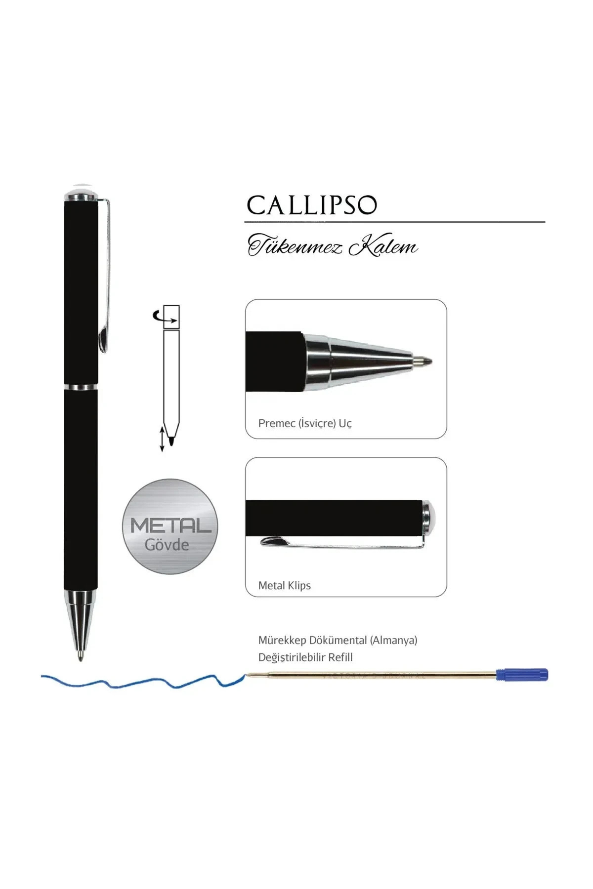 Victorias Journals Tükenmez Kalem CALLIPSO Karton Kutulu 2169