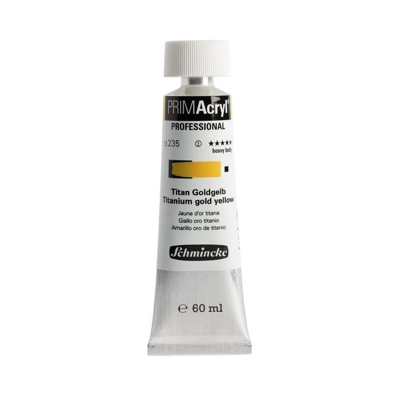 Schmincke Primacryl Artist Akrilik Boya 235 Titanium Gold Yellow 60 ml