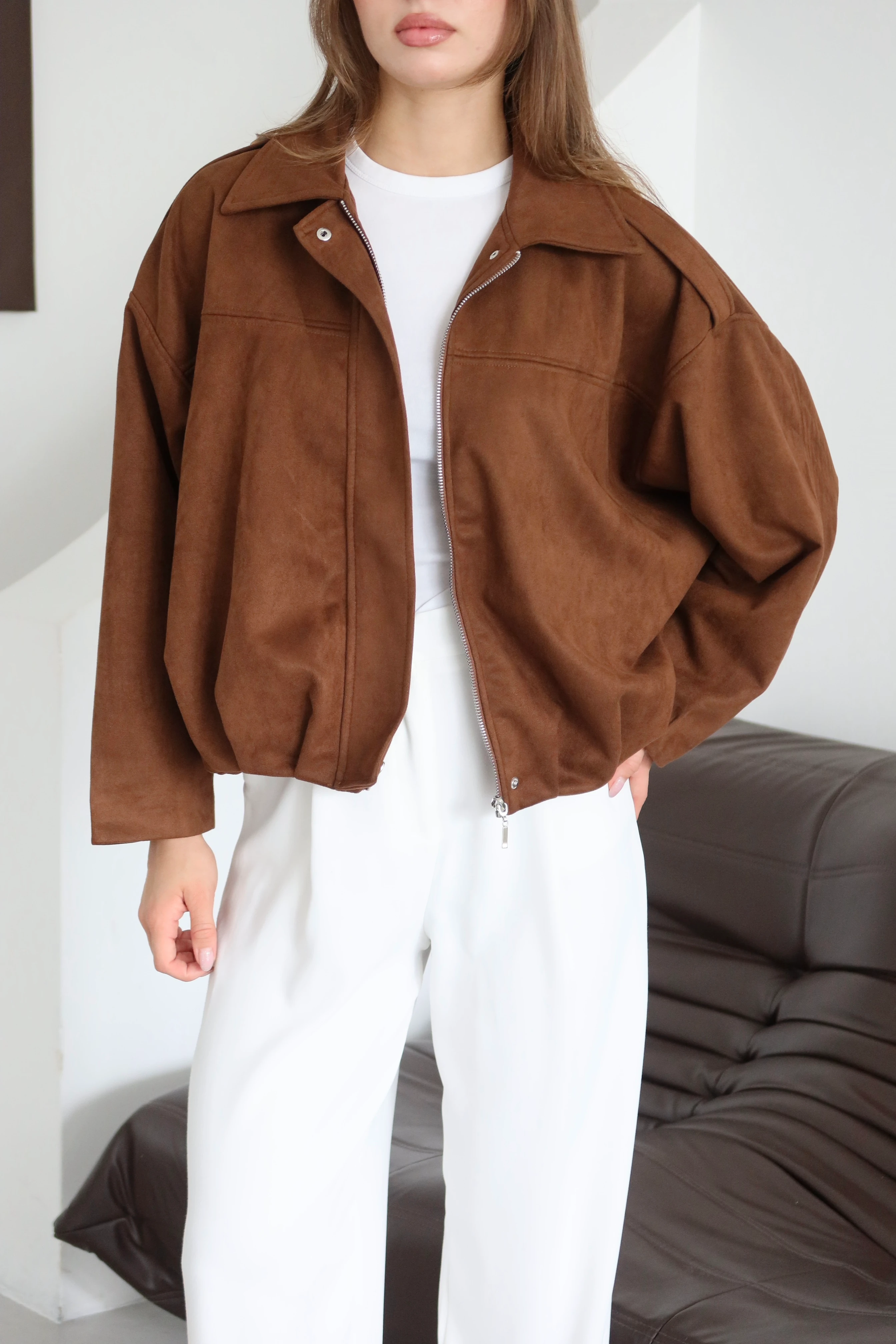 Kadın Tasarım Bomber Ceket