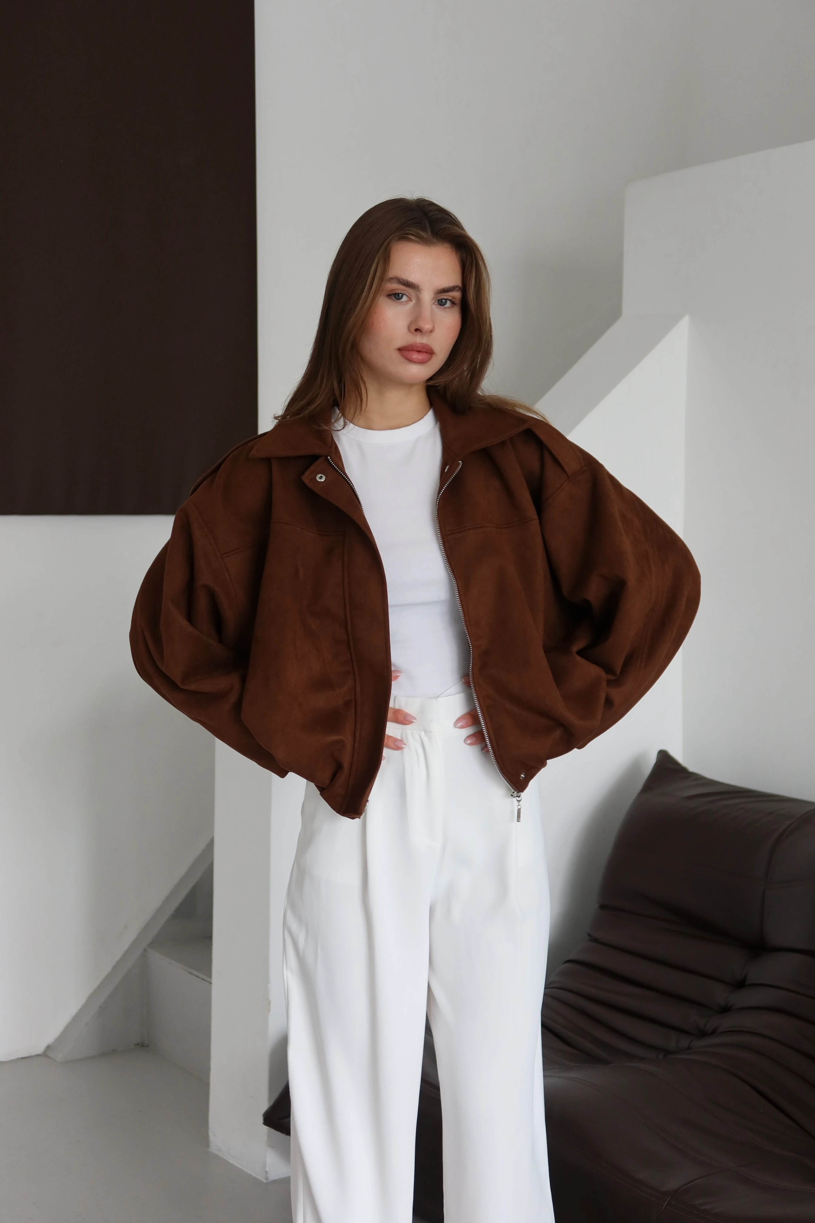 Kadın Tasarım Bomber Ceket