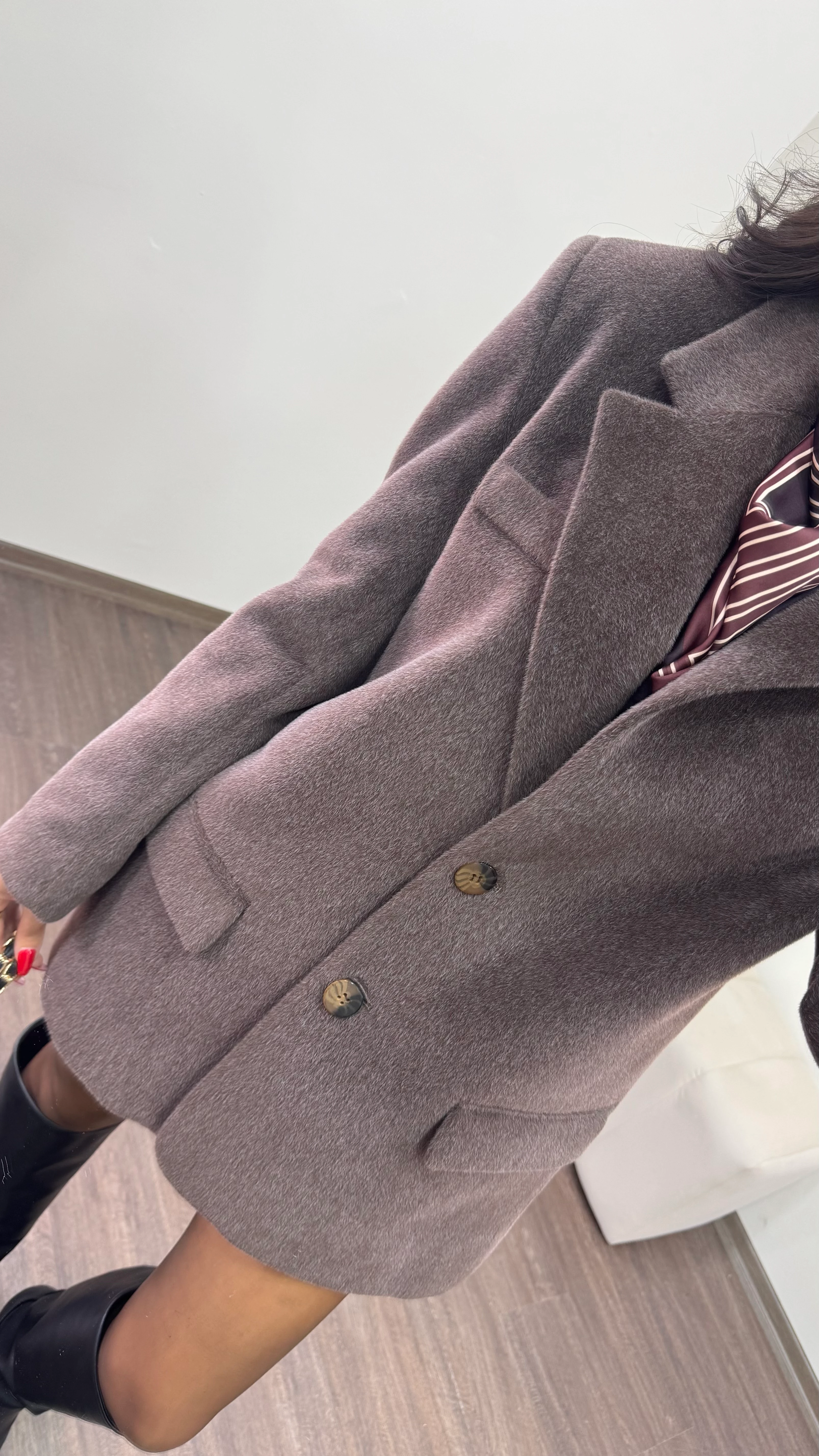 Kadın Blazer Kesim Kürklü Ceket - MOKA