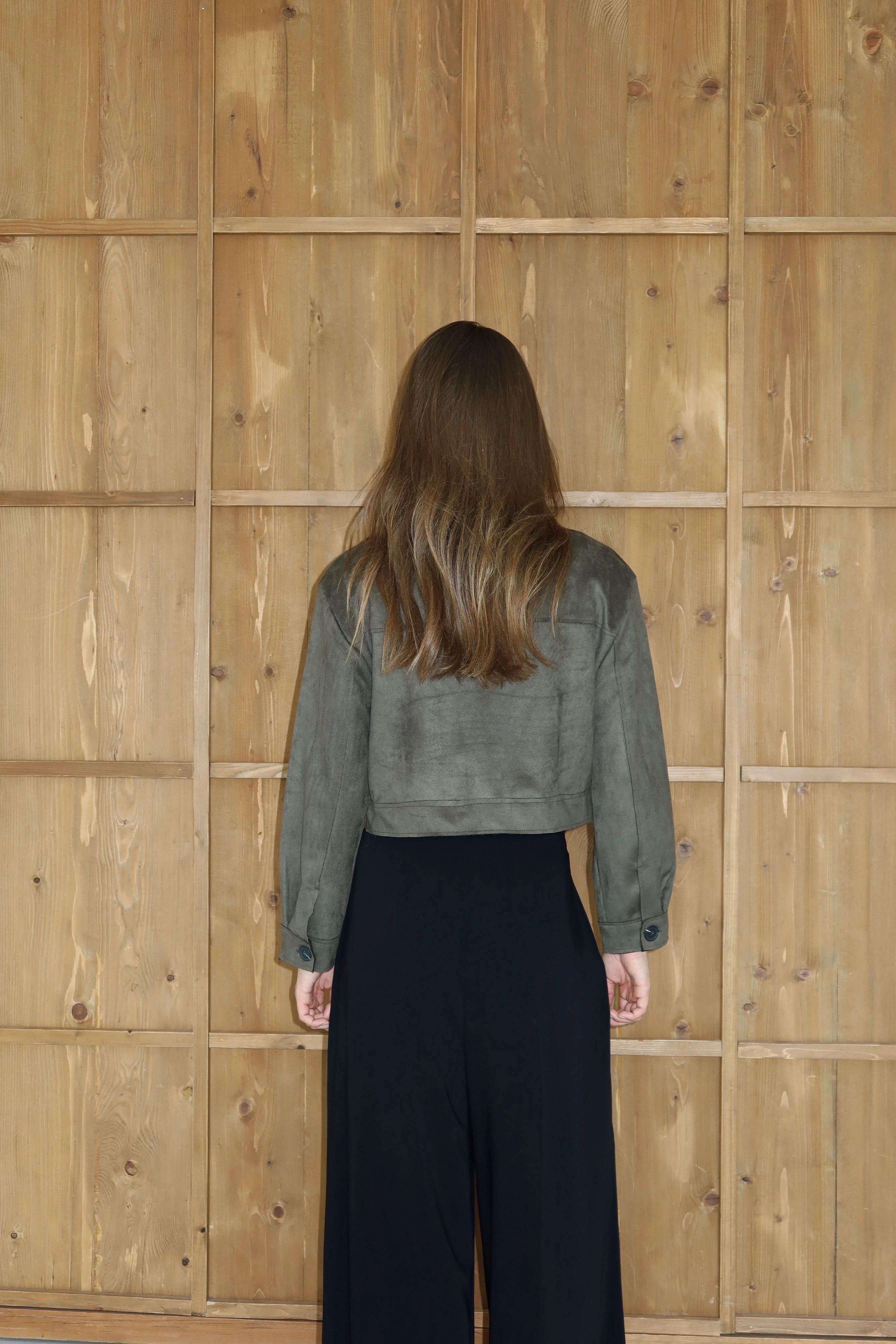 Kadın Süet Kısa Premium Ceket