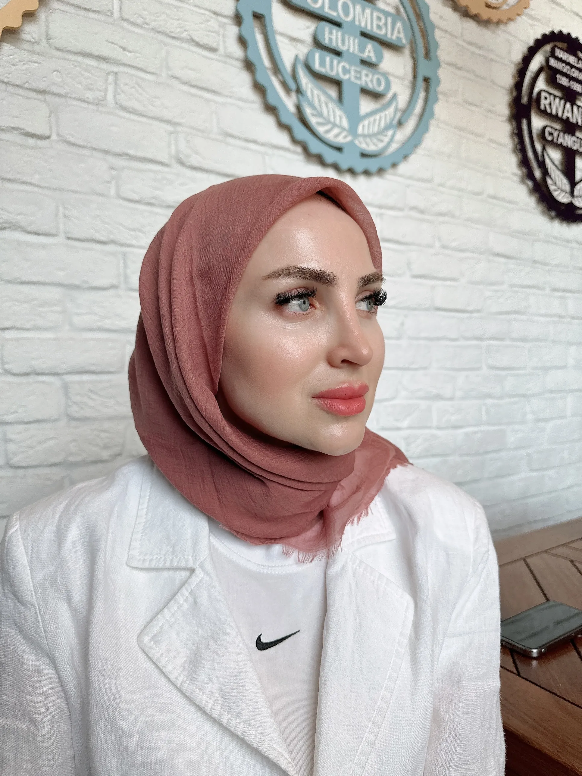 Konfor Eşarp - Gül Kurusu Konfor Eşarp