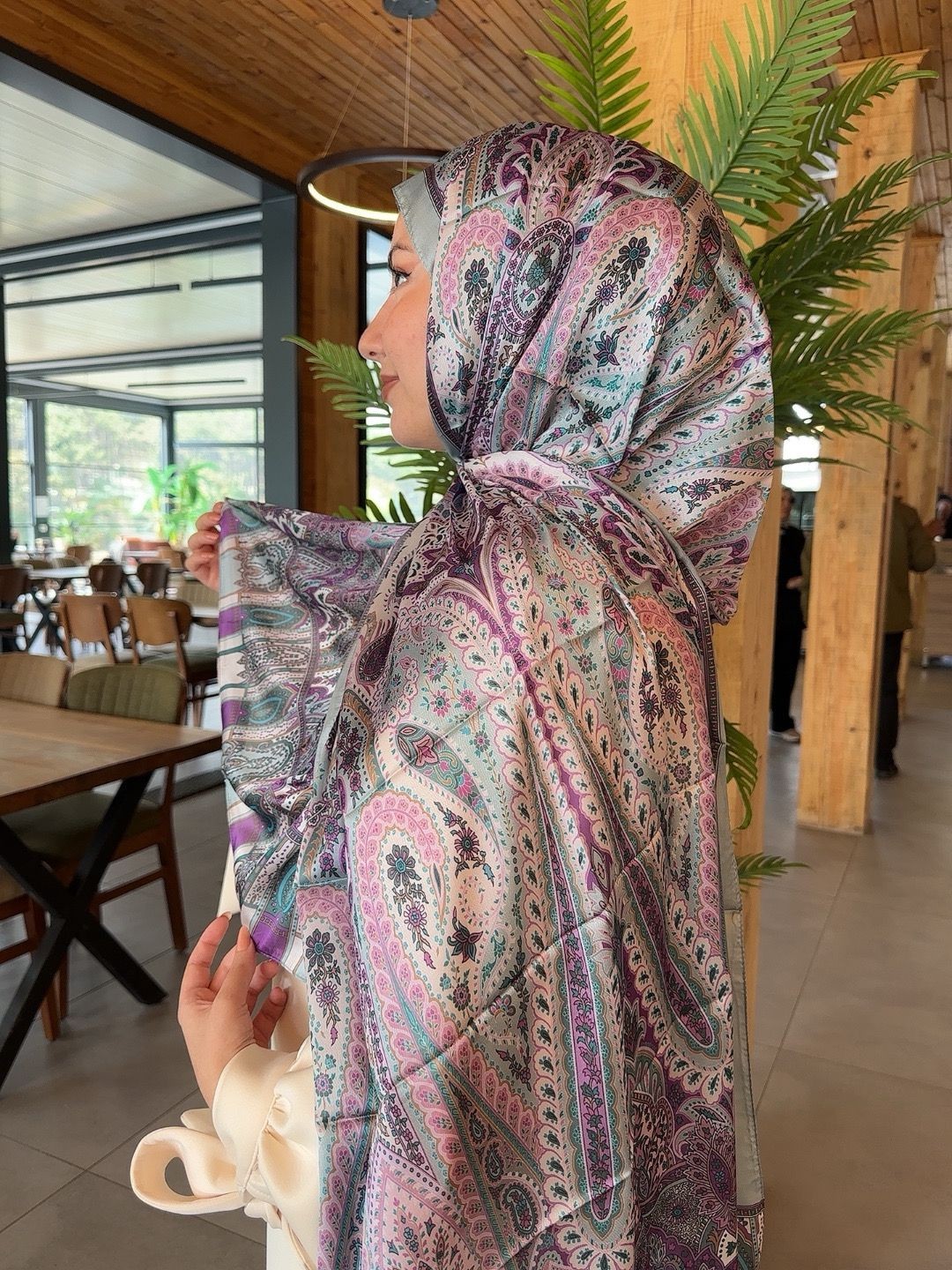 Hint İpeği Etro Desen Mint