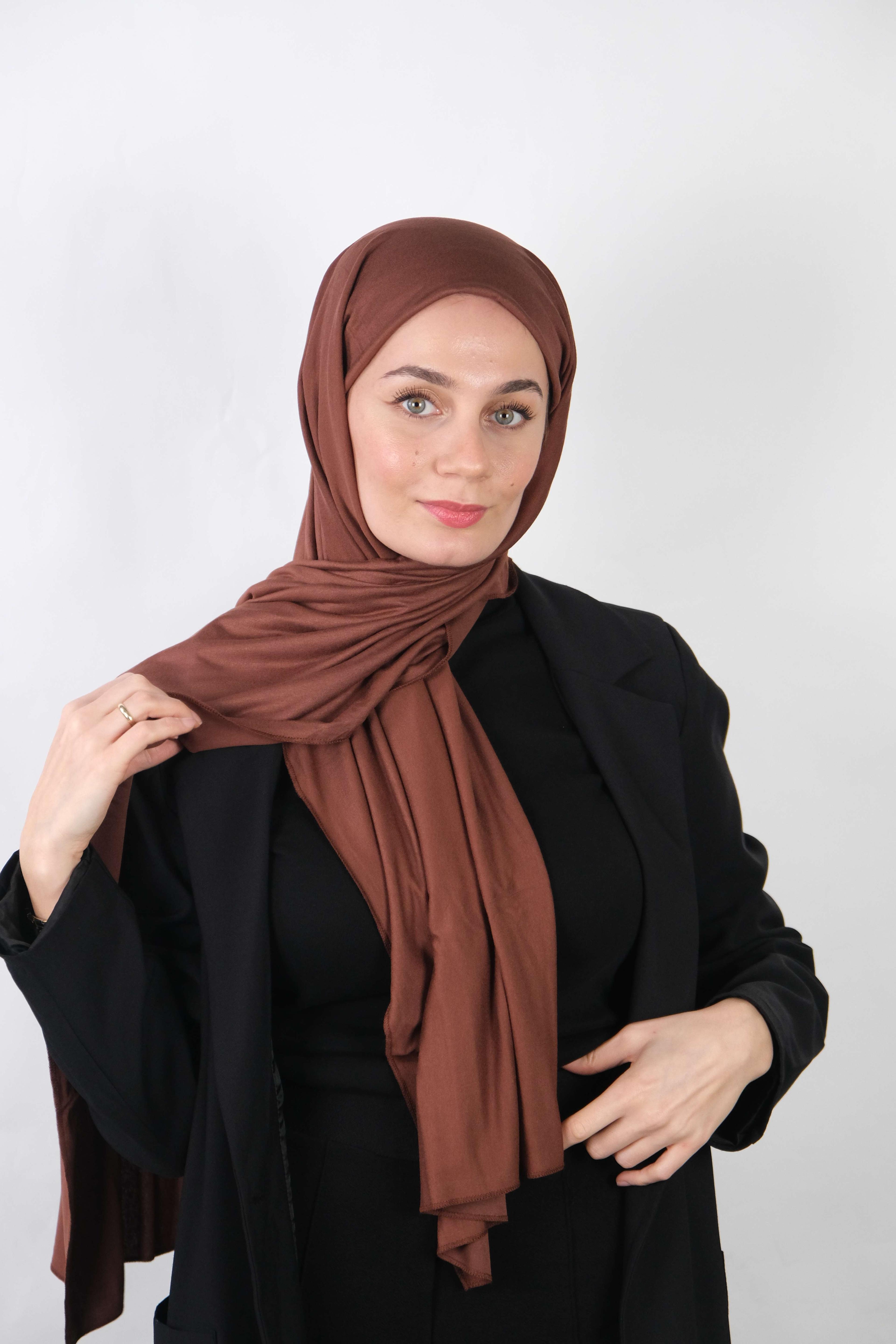 Penye Şal - Çikolata Kahve Penye Şal