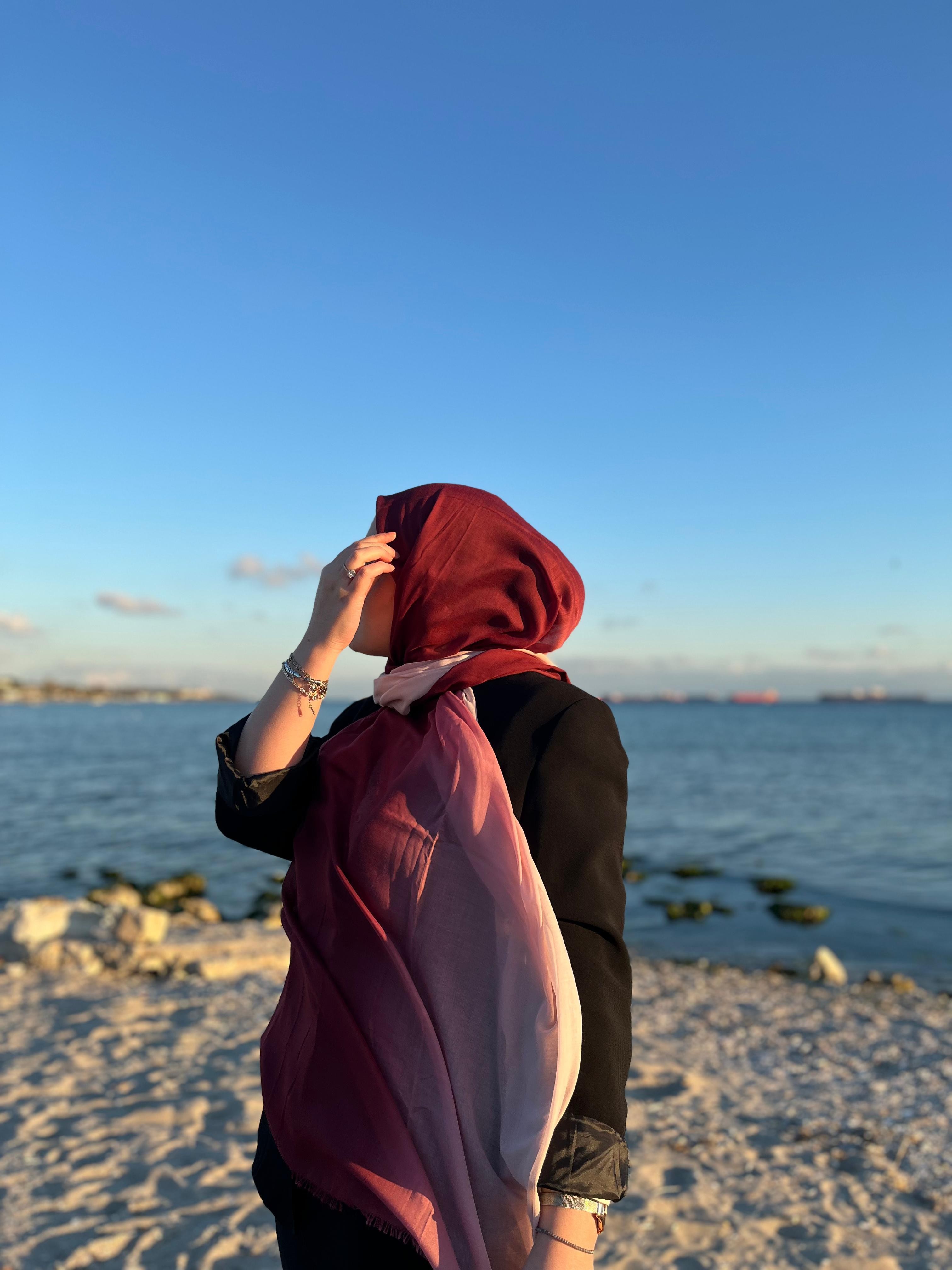 Degrade Şal - Degrade Şal Vişne