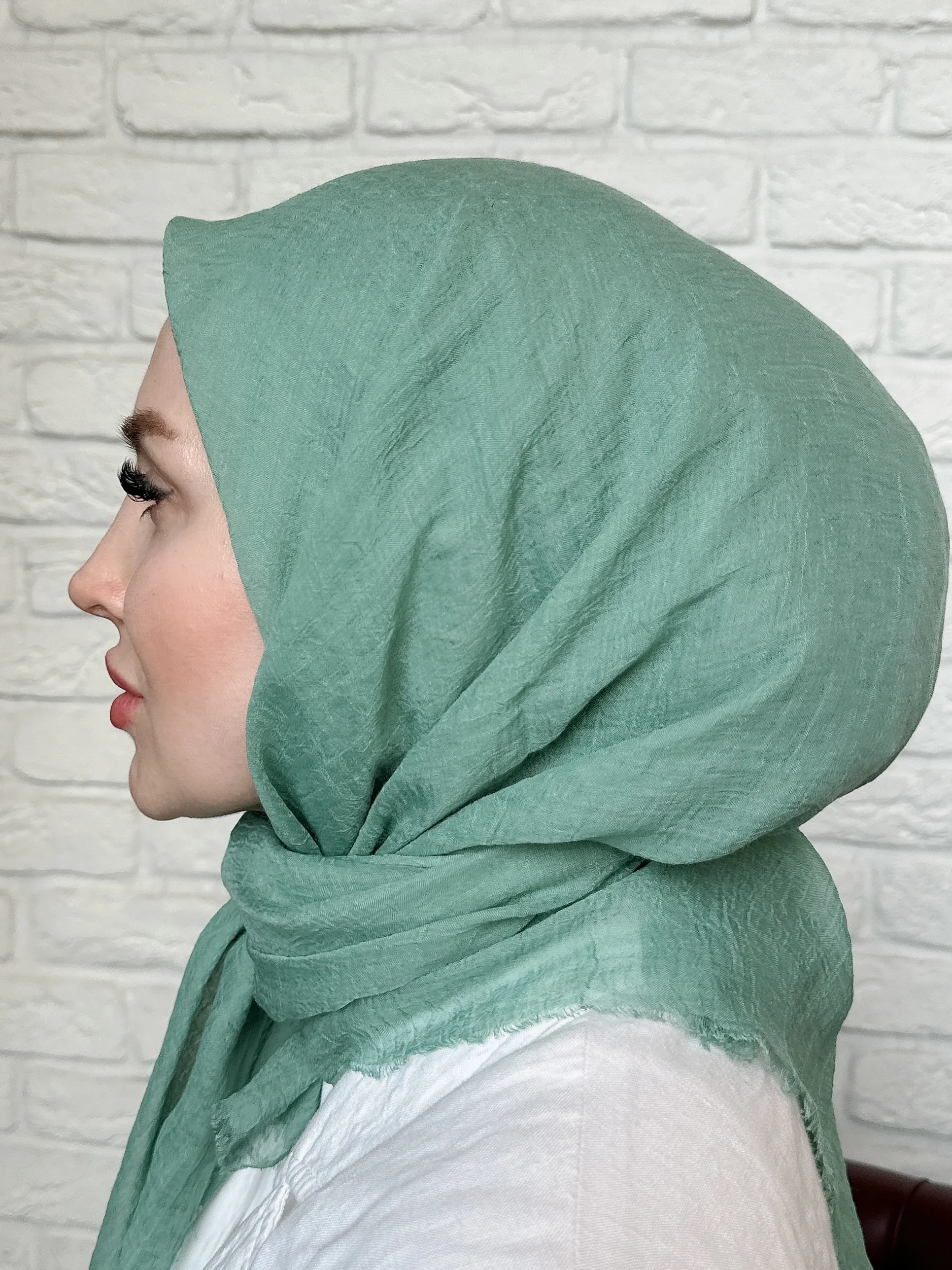 Konfor Eşarp - Mint Yeşili Konfor Eşarp