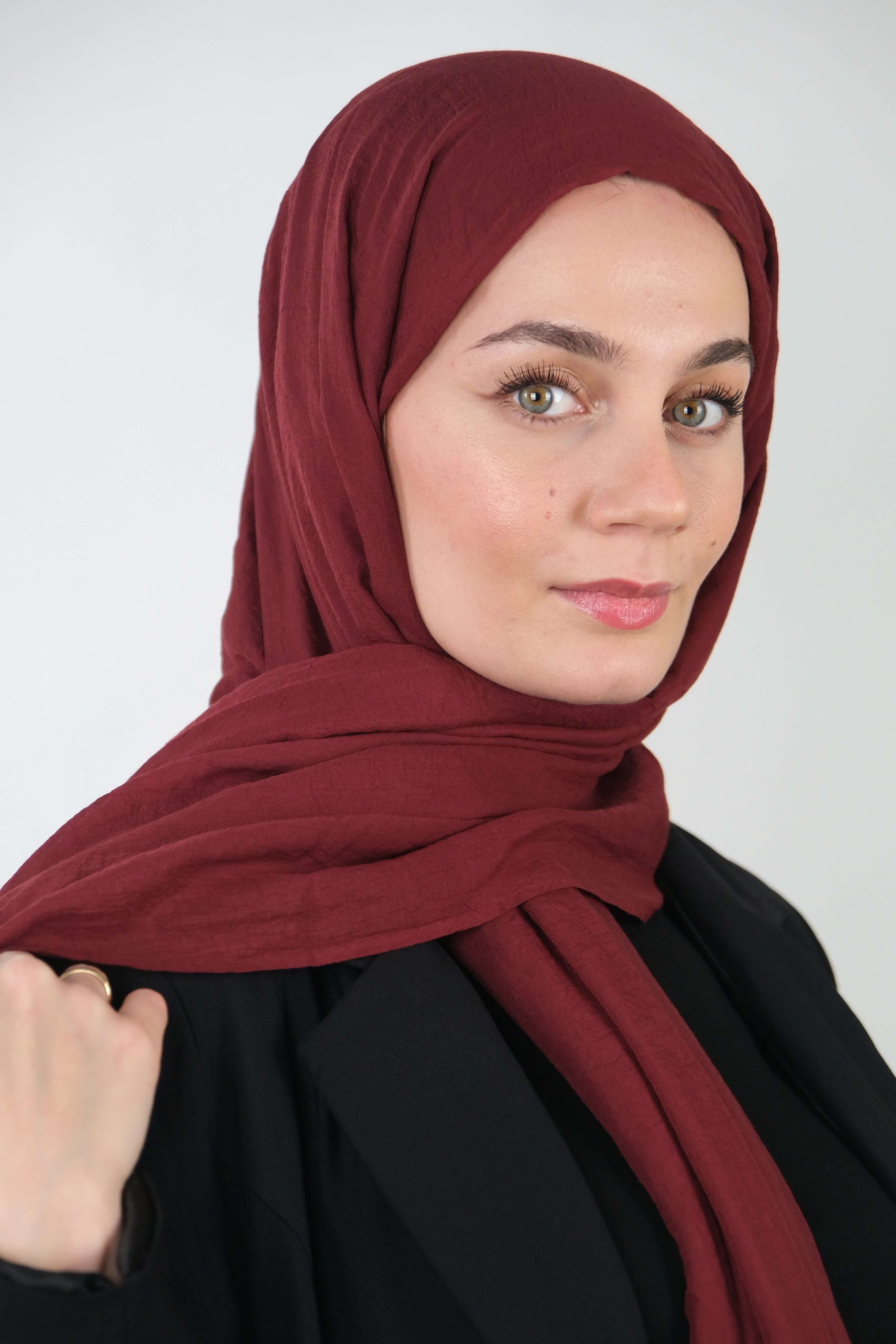  Konfor Şal - Bordo Konfor Şal