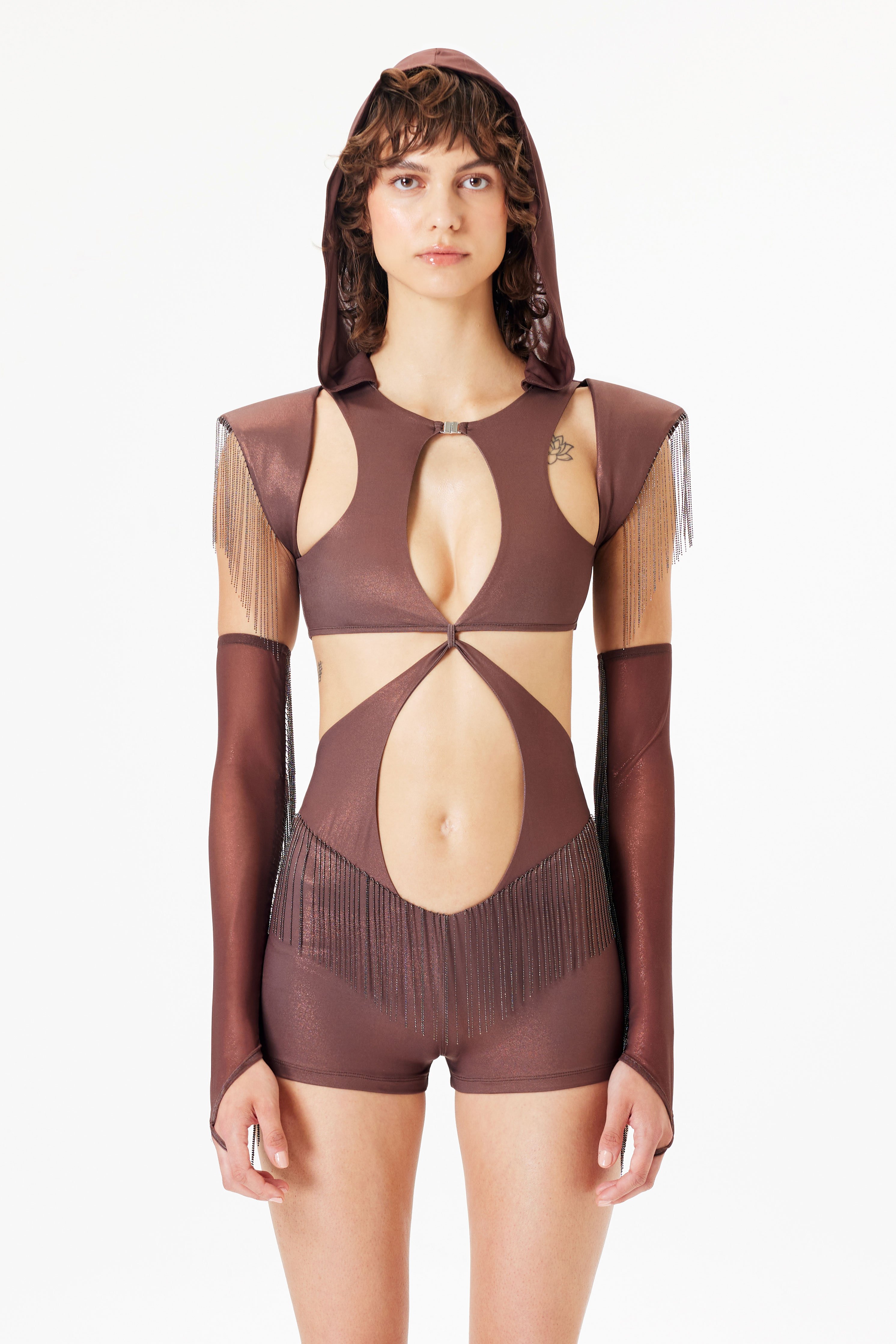 Artemis Playsuit - Kahverengi 