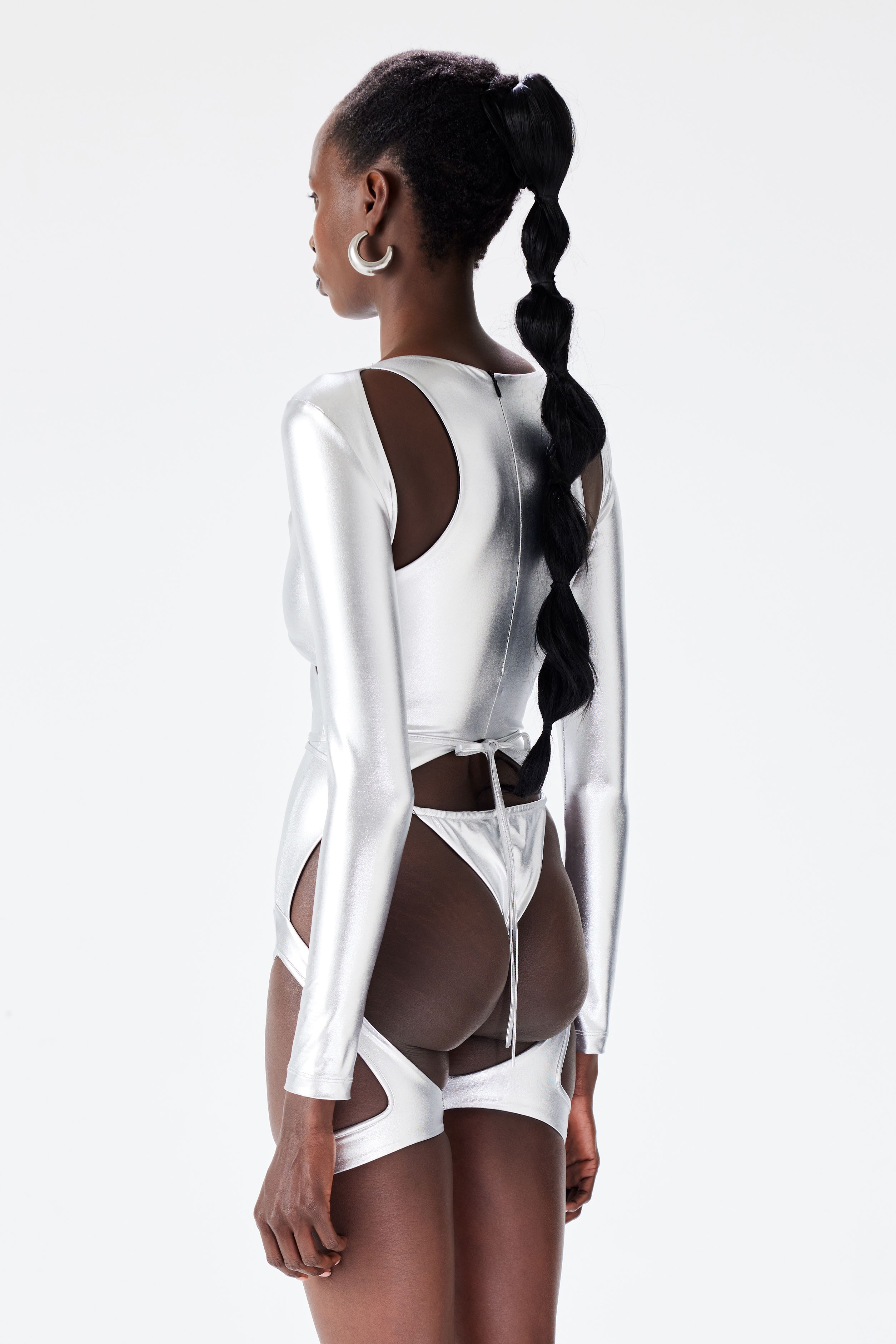 Infinity Bodysuit - Gümüş