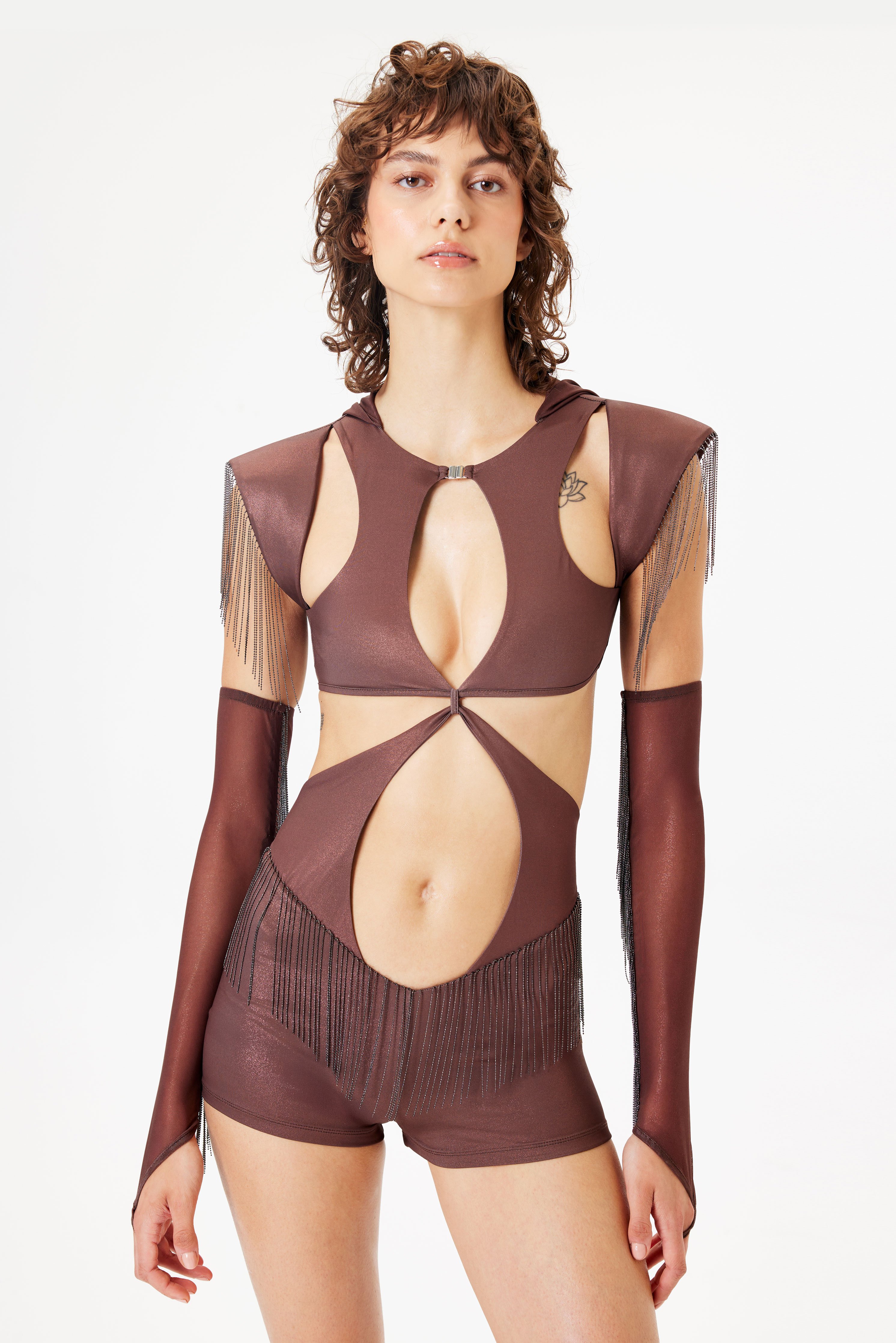 Artemis Playsuit - Kahverengi 