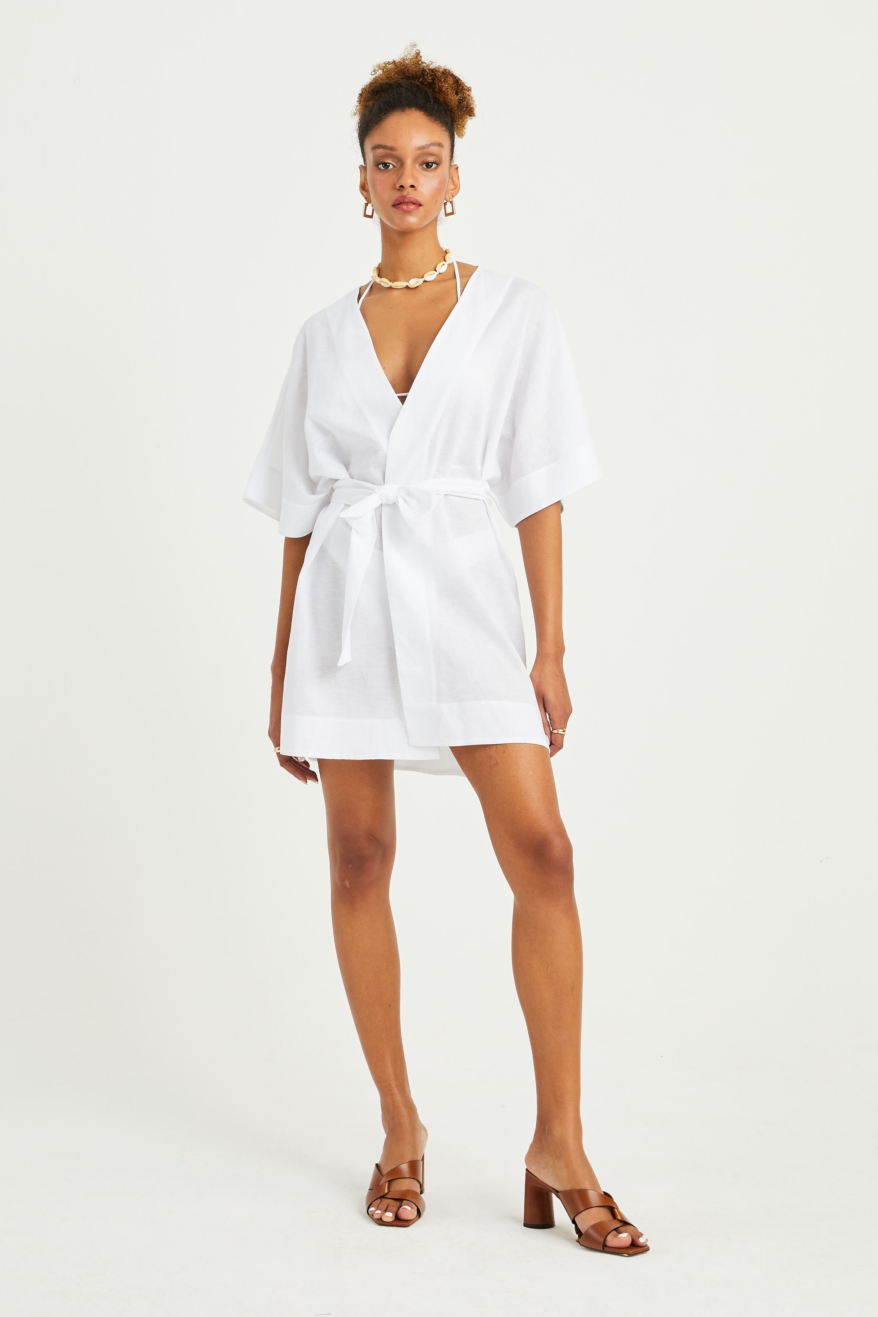 Miranda Kimono - Beyaz