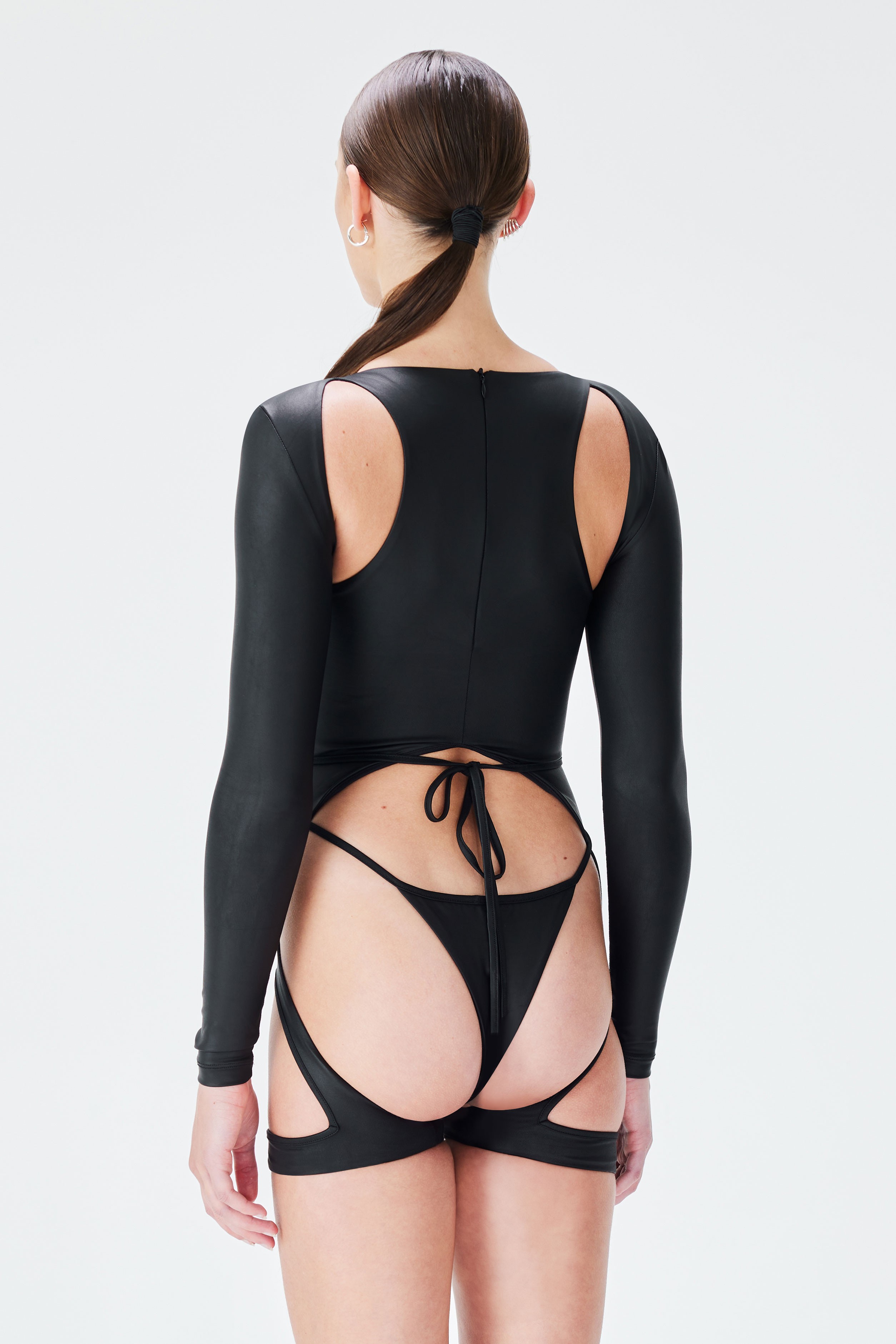 Infinity Bodysuit - Mat Siyah