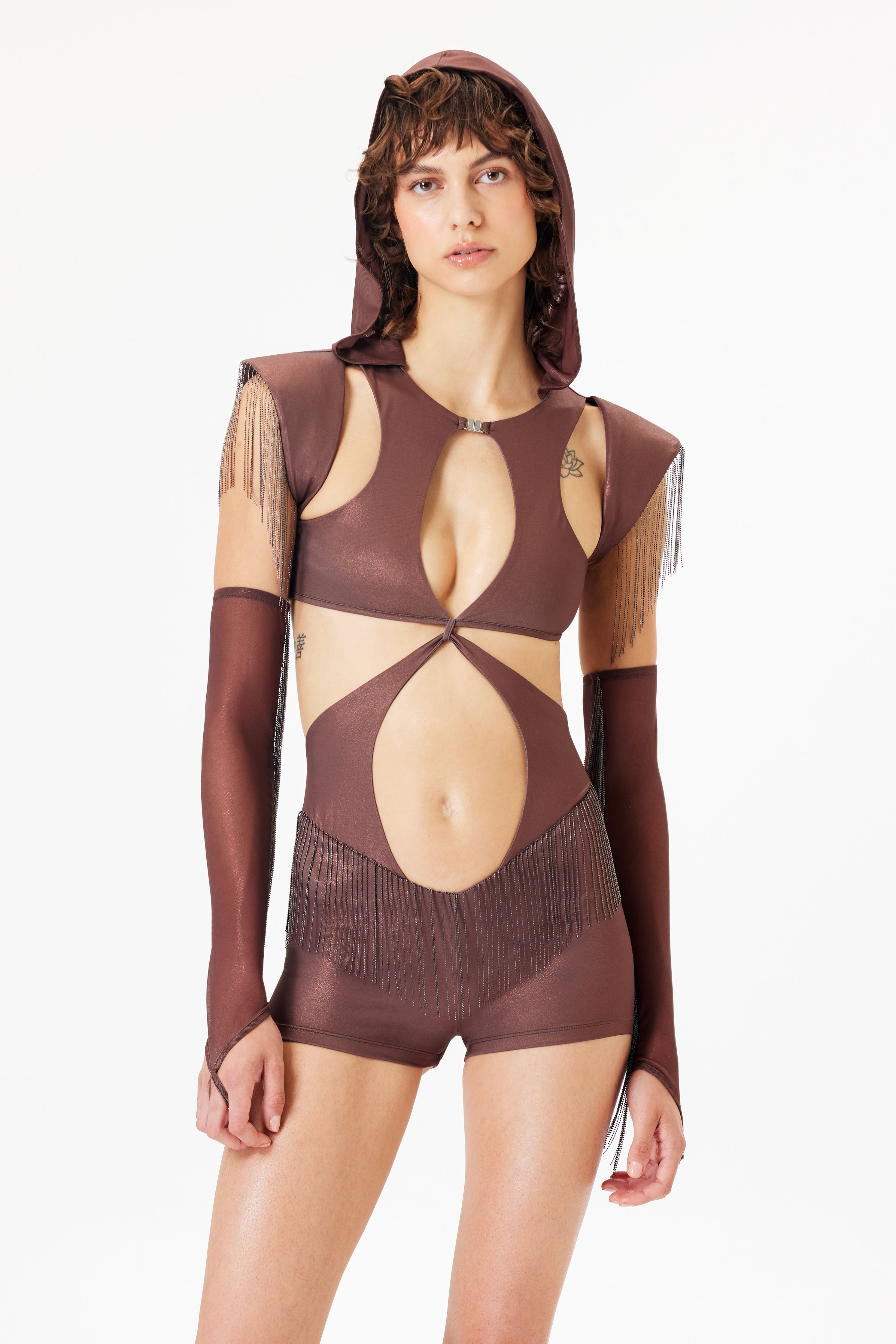 Artemis Playsuit - Kahverengi 