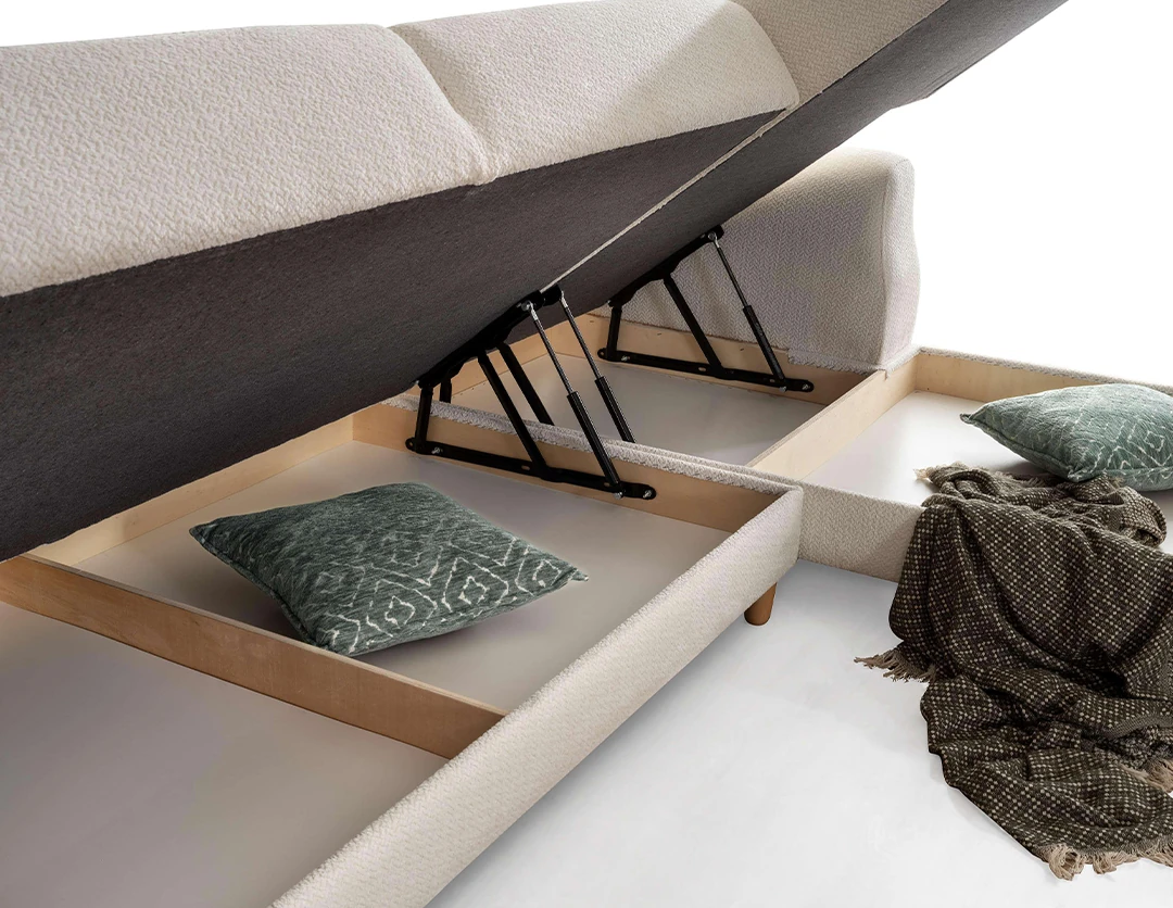 Lumin Sandıklı Köşe Koltuk