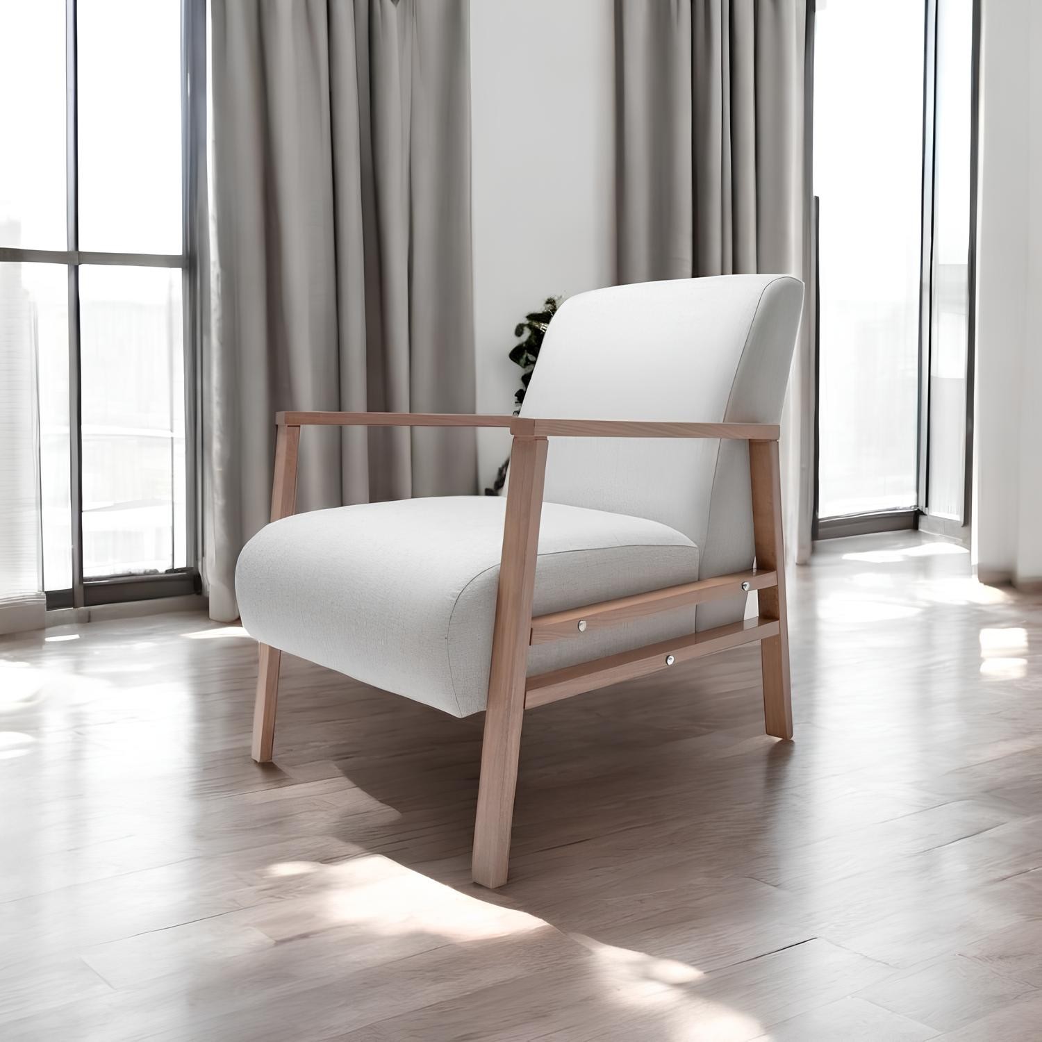 Cozy Ahşap Berjer