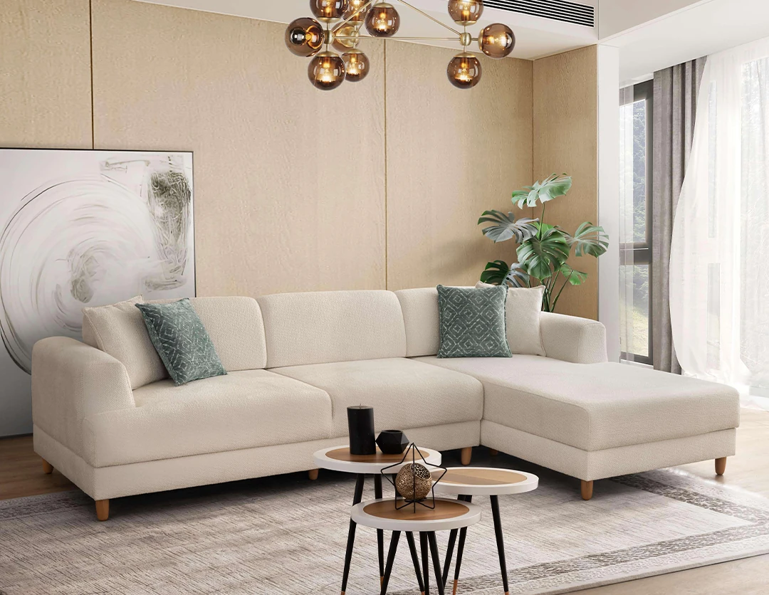 Lumin Sandıklı Köşe Koltuk