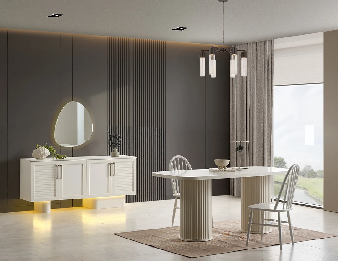 Liva Krem Yemek Odası