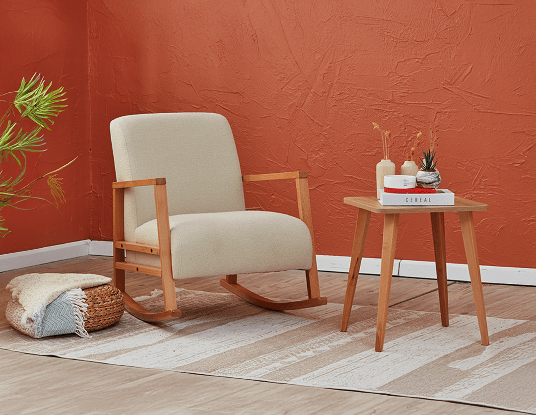 Cozy Ahşap Berjer