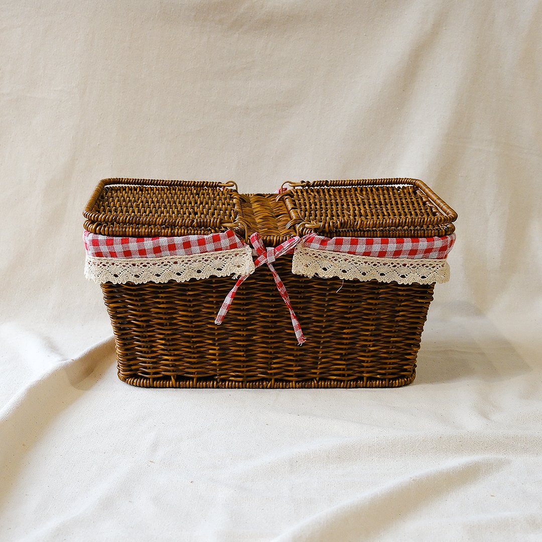 Moa Rattan İç Korumalı Piknik Sepeti