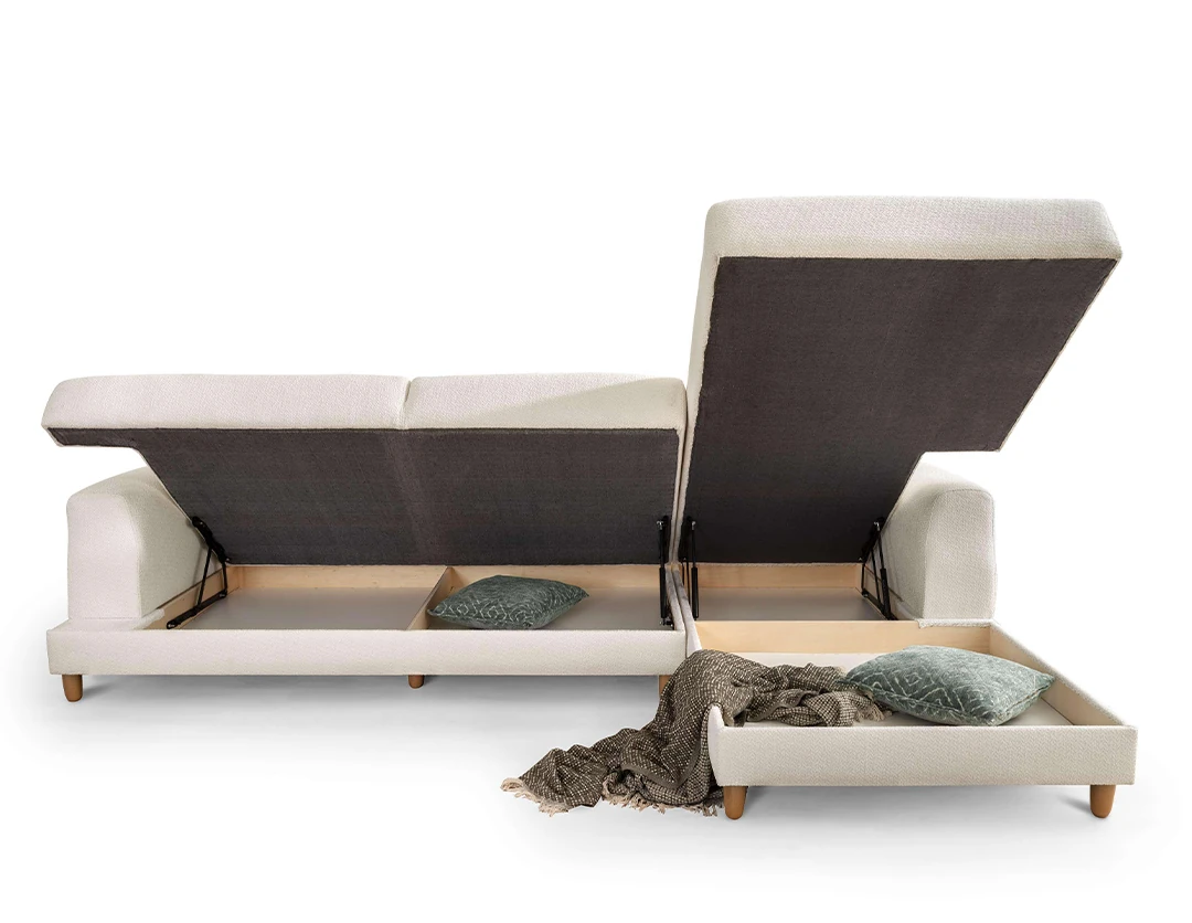 Lumin Sandıklı Köşe Koltuk