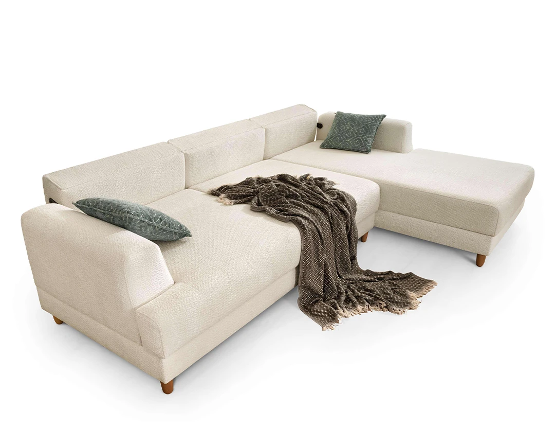 Lumin Sandıklı Köşe Koltuk