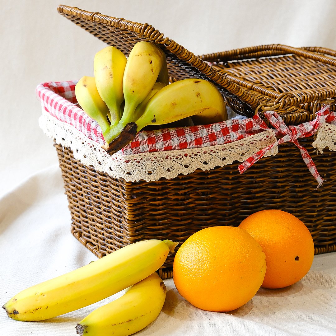 Moa Rattan İç Korumalı Piknik Sepeti