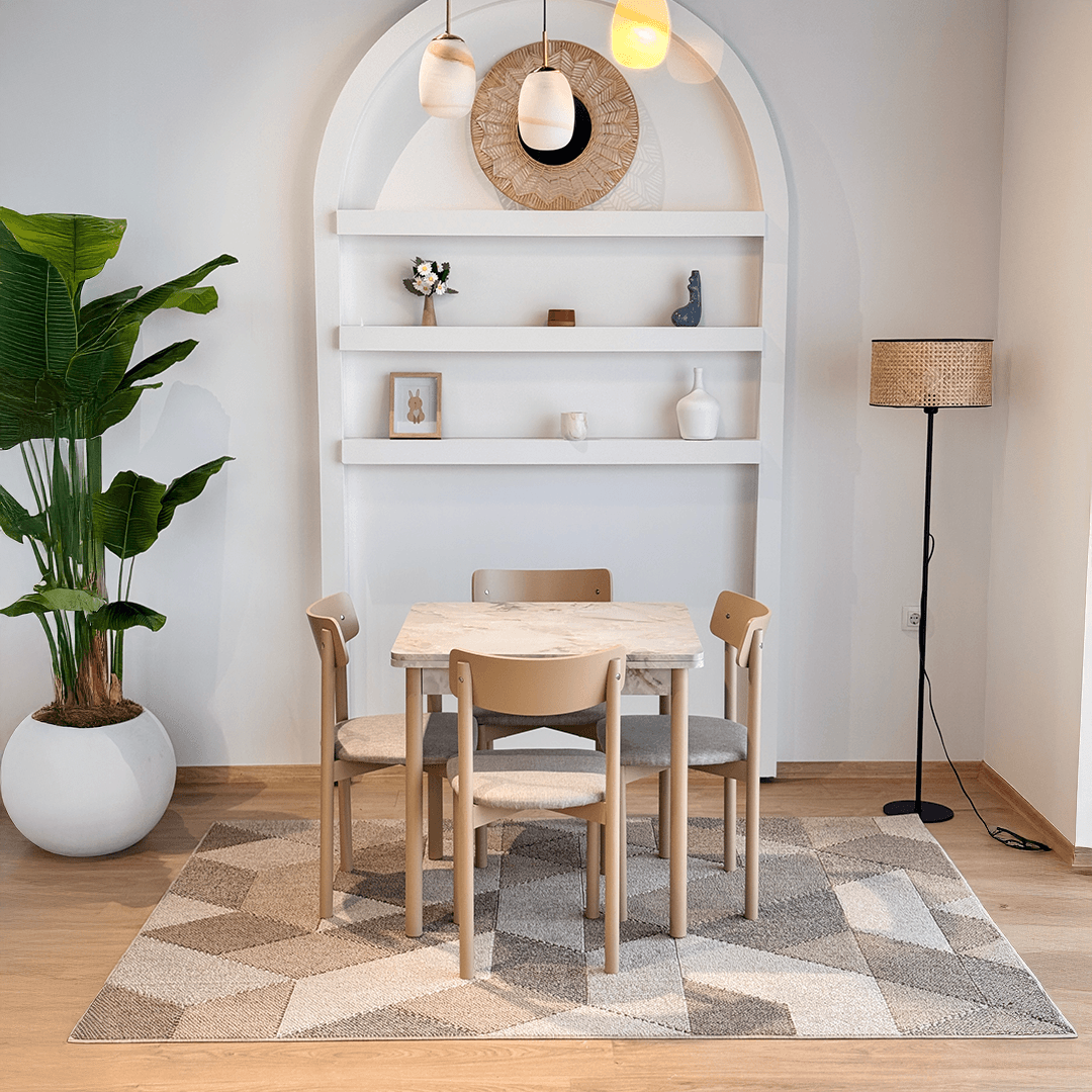Flam Marble Yandan Açılır Masa Takımı