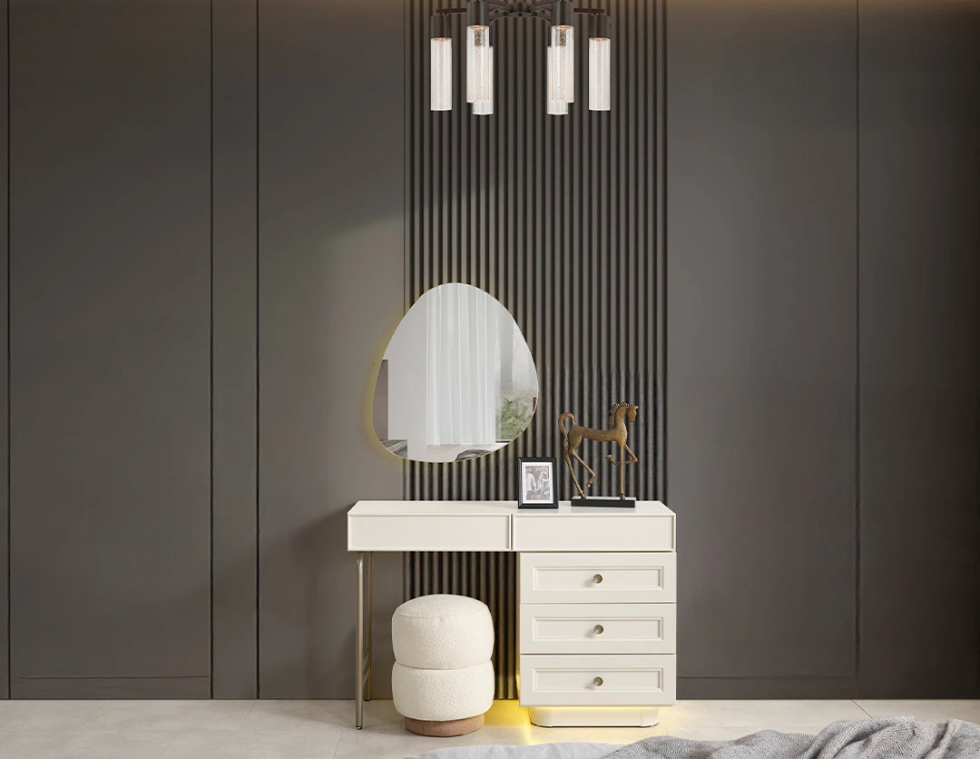 Liva Krem Yatak Odası