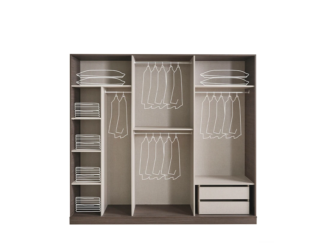 Liva Ceviz Yatak Odası