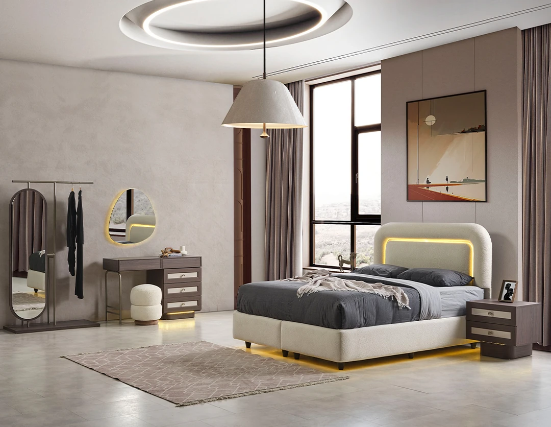 Natura Ceviz Yatak Odası